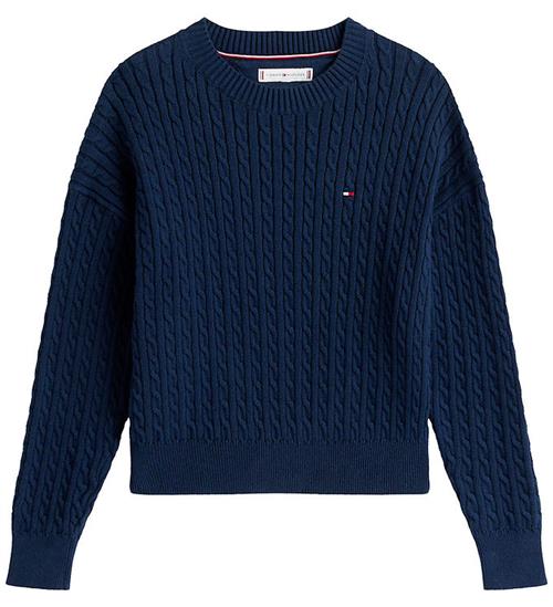 Tommy Hilfiger Bluse - Strik - Dark Night Navyblue