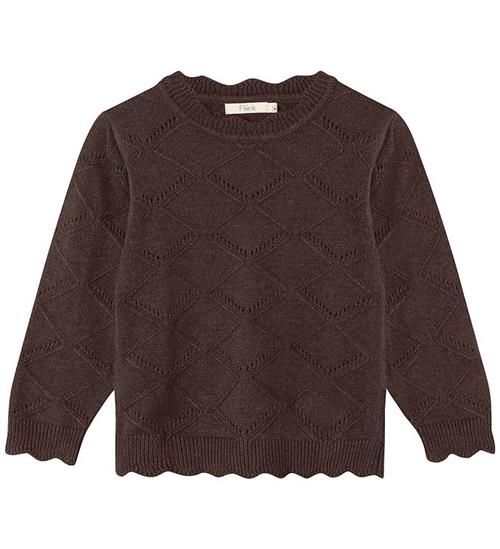 Fliink Bluse - Strik - Emily - Coffee Bean