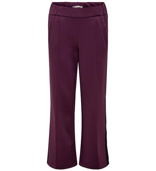 Kids Only Bukser - KogWarm - Mauve Wine/Panel White/Blac