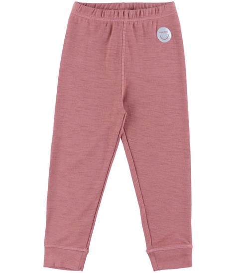 Viking Bukser - Uld/Viskose - Soft Baselayer Merino - Pink