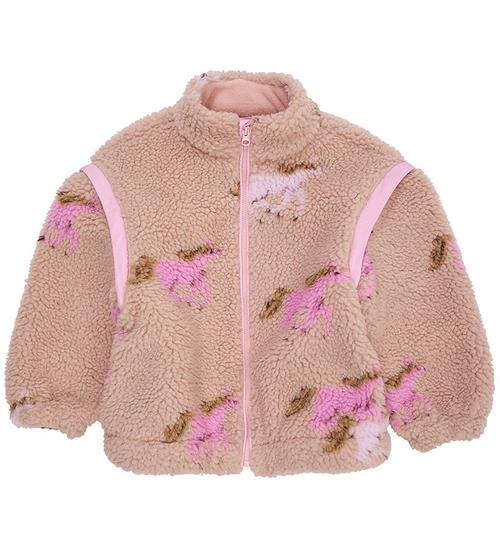Copenhagen Colors Fleecejakke - Teddy - Removable Sleeves - Rose