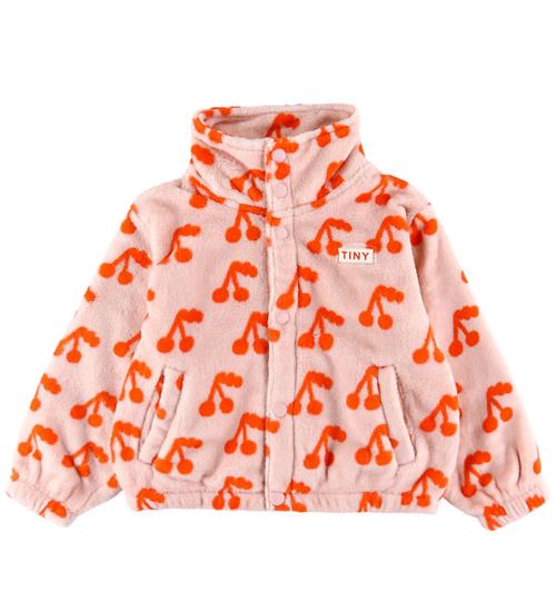 Tiny Cottons Fleecejakke - Cherries - Wild Rose