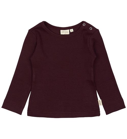 Petit Piao Bluse - Rib - Modal - Dark Grape