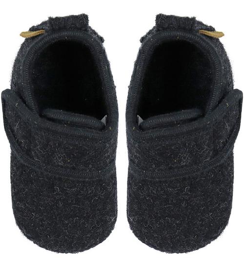 Mikk-Line Hjemmesko - Prewalker Uld - Anthracite Melange
