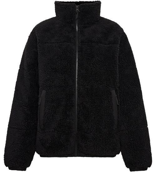 Grunt Fleecejakke - Teddy - GRLaus - Sort