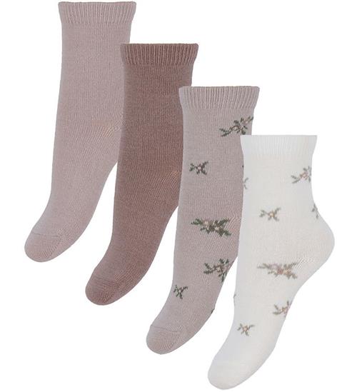Name It Strømper - NmfWak - 4-pak - Shadow Gray