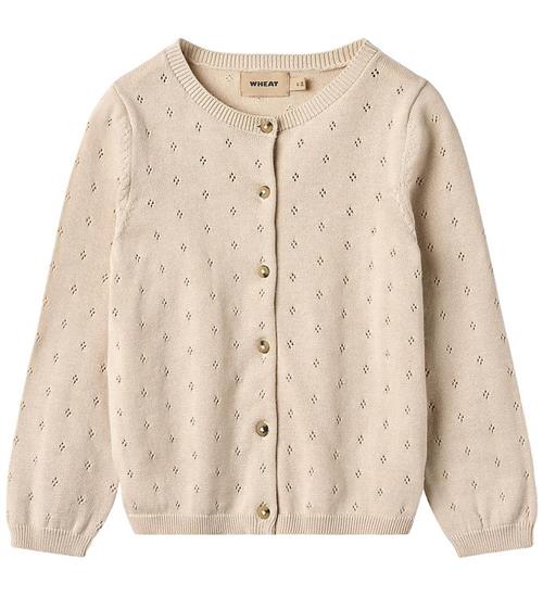 Wheat Cardigan - Strik - Maia - Off White m. Hulmønster
