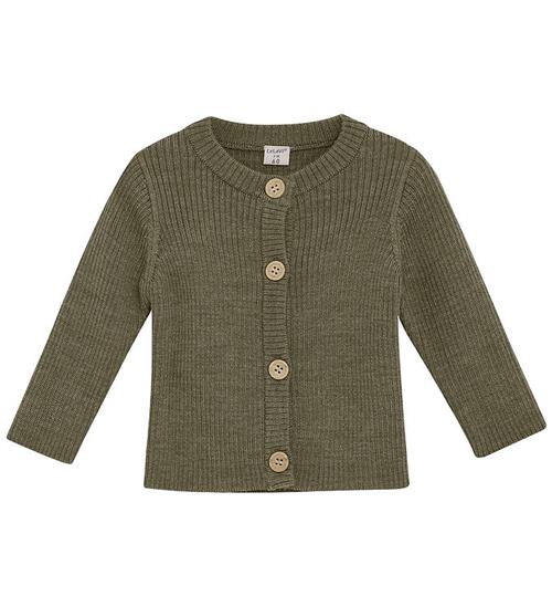 CeLaVi Cardigan - Uld - Dusky Green