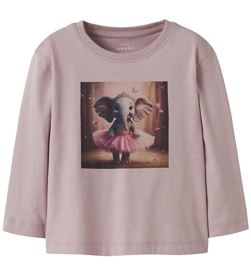 Name It Bluse - NmfVotea - Burnished Lilac/Ballerina Elephant