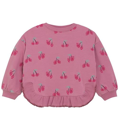 Minymo Sweatshirt - AOP - Mauve Orchid