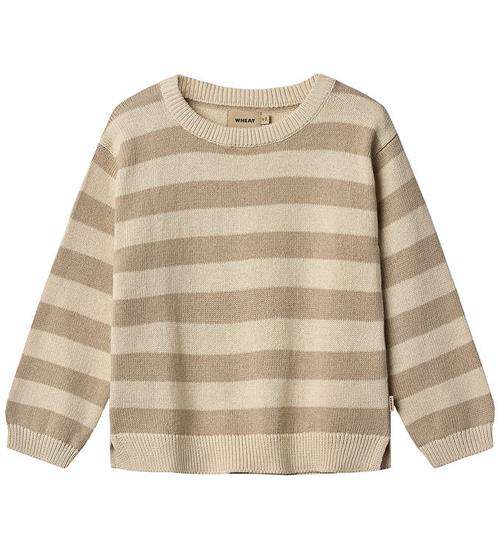 Wheat Bluse - Strik - Morgan - Beige Stripe