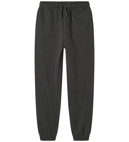 Se LMTD Sweatpants - Noos - NlnNizu - Dark Grey Melange hos KidsWorld
