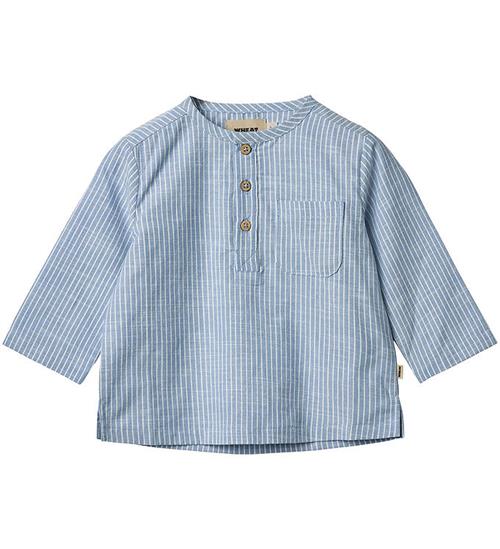 Wheat Skjorte - Bjørk - Blue Stripe