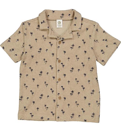 Müsli Skjorte - Palm - Cashmere/Night Blue