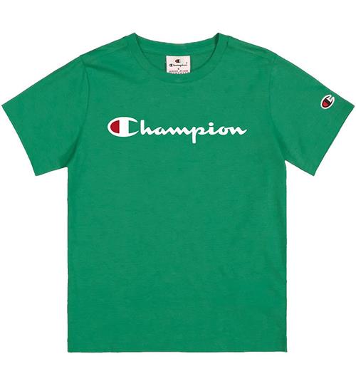 Champion T-shirt - Grøn m. Logo