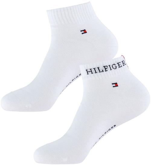 Se Tommy Hilfiger Strømper - 2-pak - Quarter - Hvid hos KidsWorld