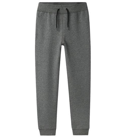 Se Name It Sweatpants - Noos - NkmSweat - Dark Grey Melange hos KidsWorld