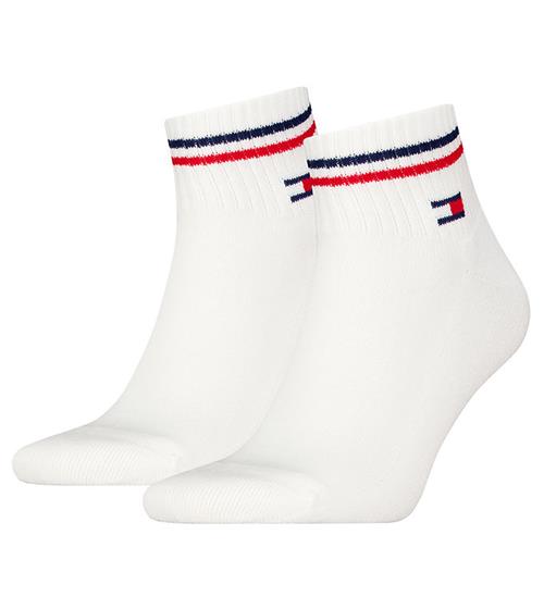 Se Tommy Hilfiger Strømper - 2-pak - Hvid hos KidsWorld