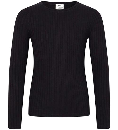 Mads Nørgaard Bluse - Rib - Talika Top - Black