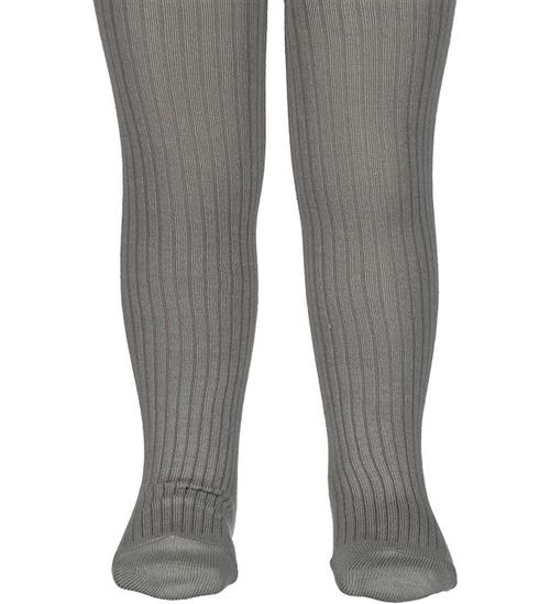 MarMar Strømpebukser - Rib - Grey Melange