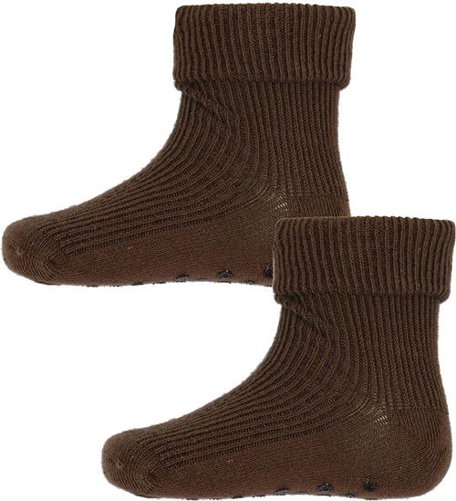 Se Minymo Strømper - 2-Pak - Coffee Liquer hos KidsWorld