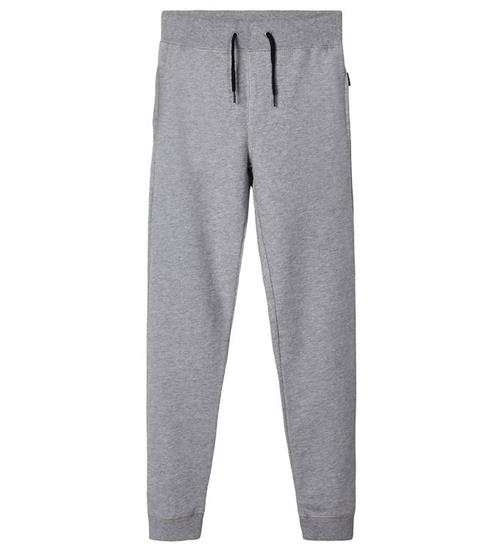 Se Name It Sweatpants - Noos - NkmSweat - Grey Melange hos KidsWorld