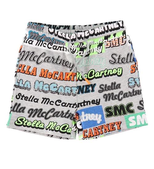Se Stella McCartney Kids Shorts - Logo Sport - Gråmeleret m. Stella ved KidsWorld