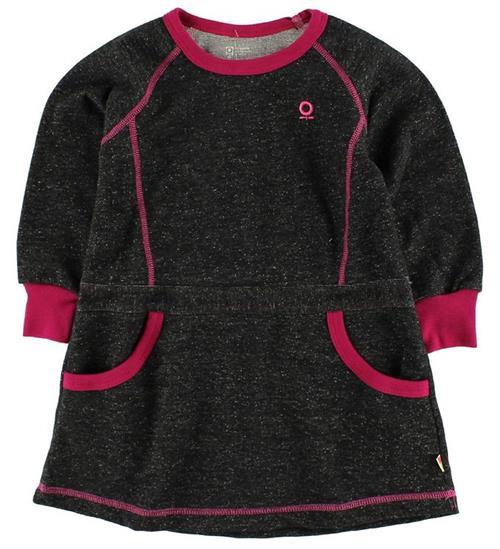 Se Katvig Kjole - Sortmeleret m. Mørk Pink ved KidsWorld