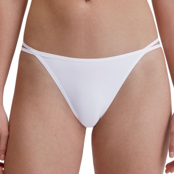 Calida Trusser Sleek Skin Low Cut Tanga Brief Hvid Medium Dame