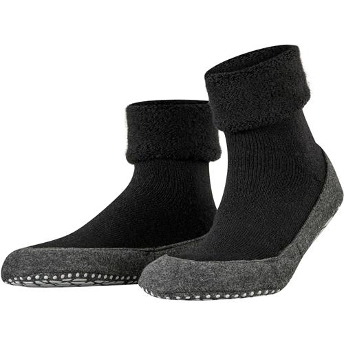 FALKE Sokker 'Cosyshoe'  antracit / sort