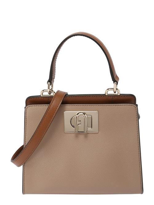 FURLA Håndtaske  okker / greige / sort