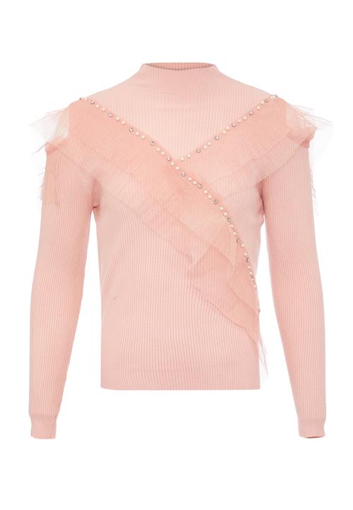 bling bling by leo Pullover  lyserød