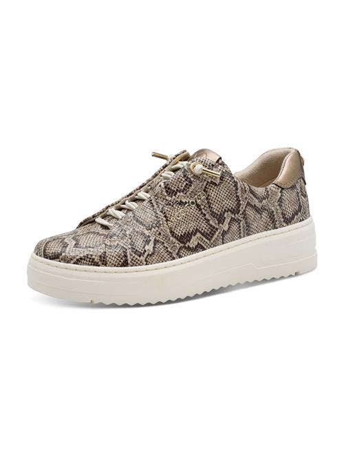 MARCO TOZZI Slip On  beige / kit / sort