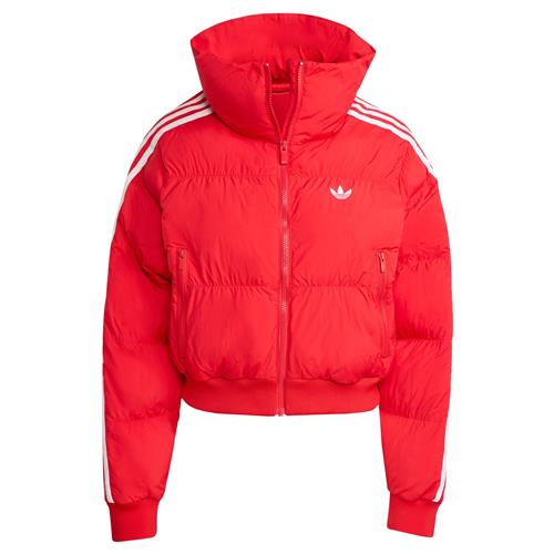 ADIDAS ORIGINALS Vinterjakke 'Adicolor'  rød / hvid