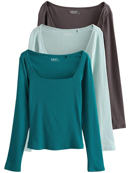 Se Next Shirts  cyanblå / lyseblå / choko ved About You