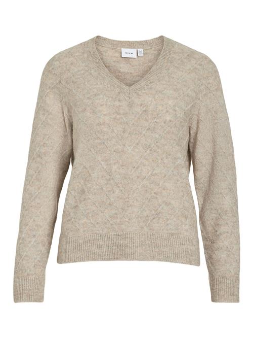 VILA Pullover  beige-meleret