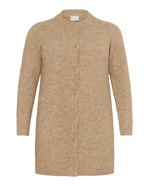 KAFFE CURVE Cardigan 'Ruby'  lysebrun