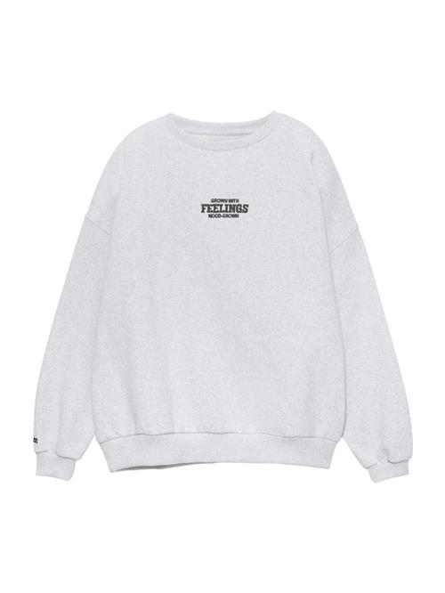 Pull&Bear Sweatshirt 'PACIFIC'  lysegrå / sort
