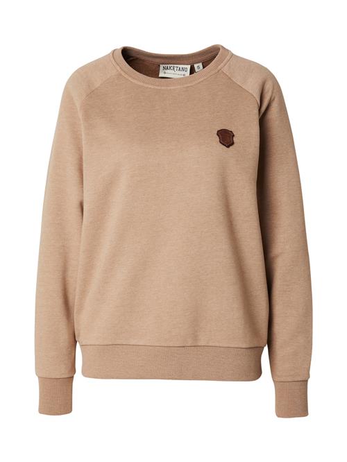 naketano Sweatshirt 'Krokettenhorst'  lysebrun