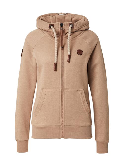 naketano Sweatjakke 'Brazzo'  mokka