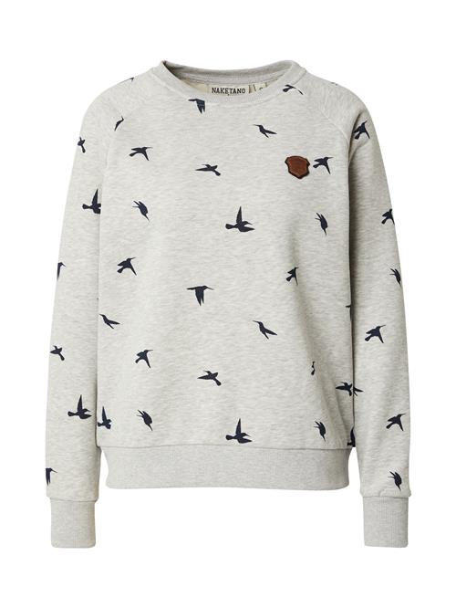 naketano Sweatshirt 'Krokettenhorst'  navy / lysegrå