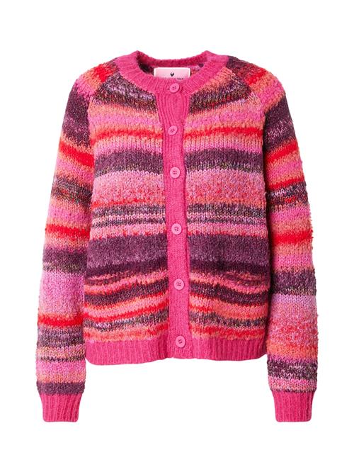 LIEBLINGSSTÜCK Cardigan 'Amelia'  lilla-meleret / pink / lyserød / rød