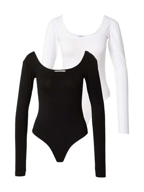 ABOUT YOU Shirtbody 'Victoria'  sort / hvid
