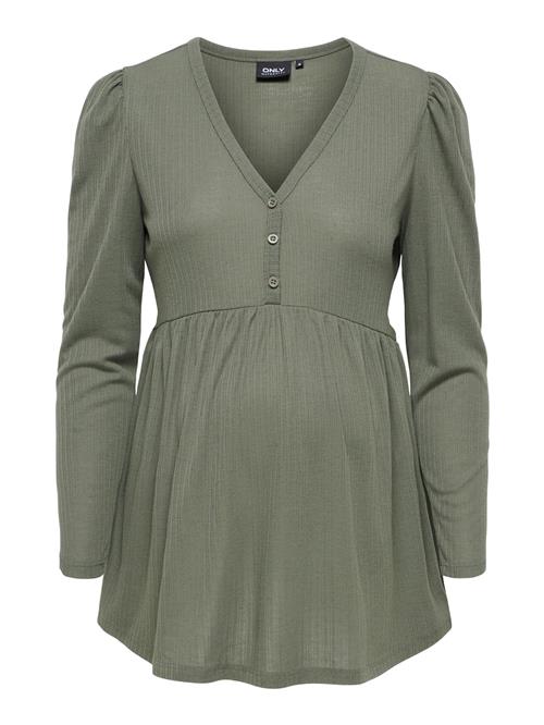Only Maternity Bluse 'OLMCamoni'  grøn