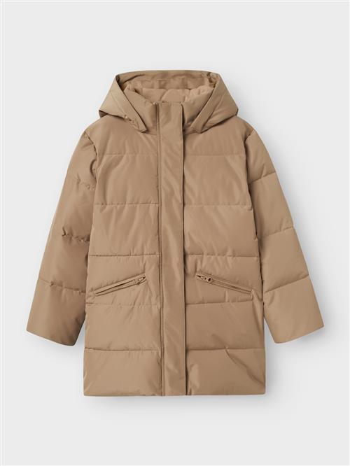 NAME IT Puffer Lang Jakke Medow03 Pure Cashmere