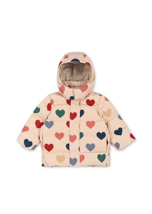Konges Sløjd Magnum Down Jacket Print Grs Bon Coeur Coloré Magnum Down Jacket Print Grs Bon Coeur Coloré 2Y  Beige  2 år  kvinde