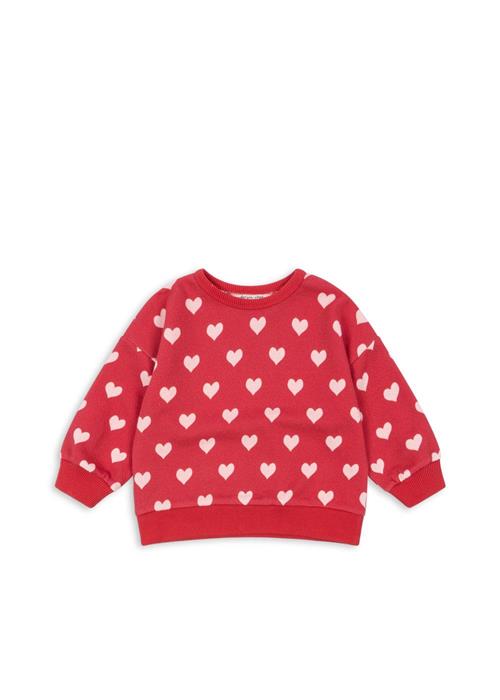 Konges Sløjd Loupy Lou Sweatshirt Amour Jazzy  Amour Jazzy 5-6 Y  Rød  5-6 år  kvinde