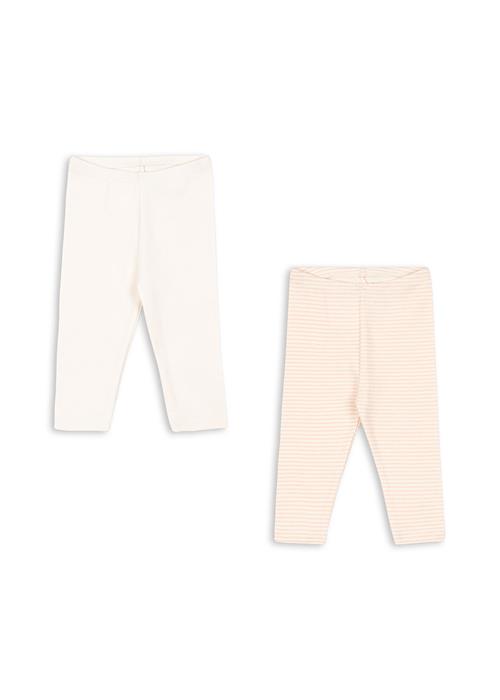 Fanga Fontana Fio Stribet 2-pak Bukser Blush Mix  Blush Mix 0-1 months  Lyserød  0-1 måneder  kvinde