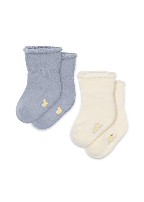 Fanga Fontana Vicino 2-pak Frotté-sokker Gray Dawn  Gray Dawn 15-16 EU  Blå  15-16 EU  unisex