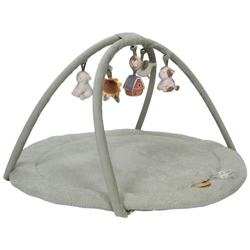 Little Dutch Aktivitetstæppe Little Farm  Green-One Size  Grøn  One Size  unisex